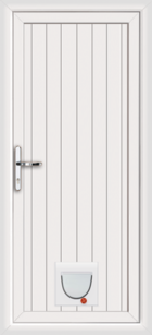 Cottage style upvc doors with catflaps
