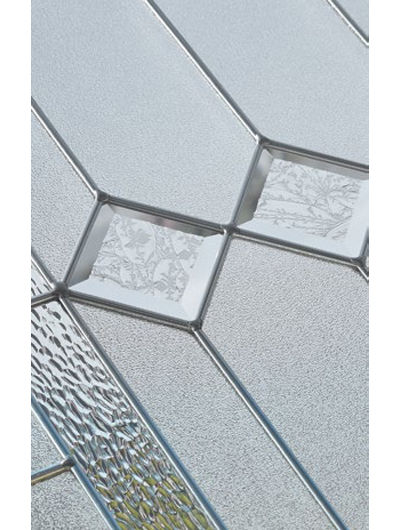 Closeup of Cameo glass