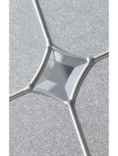 Closeup of Christie glass