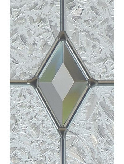 Closeup of Trio Diamond glass