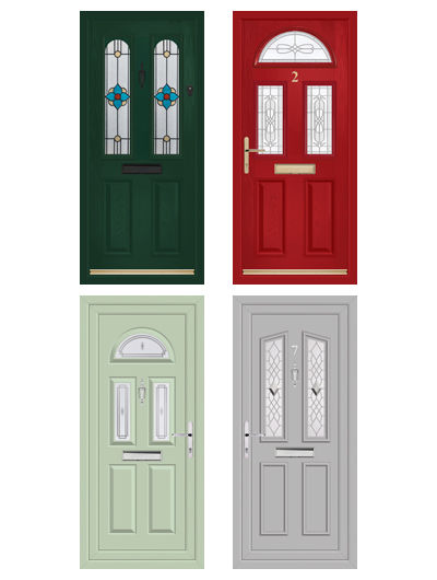 Victorian style composite and UPVC doors