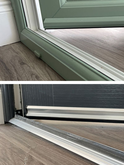 Standard UPVC and Paert M door thresholds
