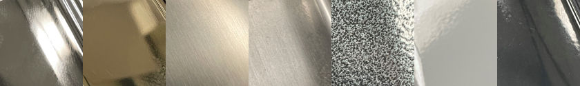 Door hardware finishes