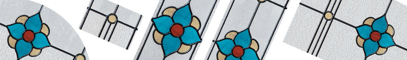 Oasis glass panels in various shapes