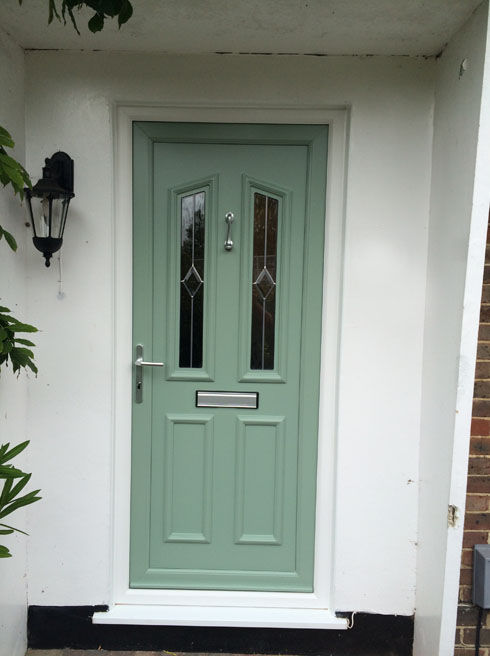 Croydon Havel chartwell green upvc front door