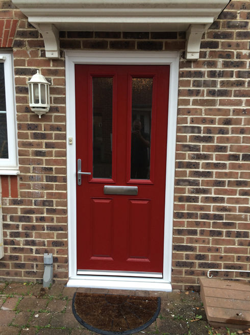 Dorset Anice red composite front door