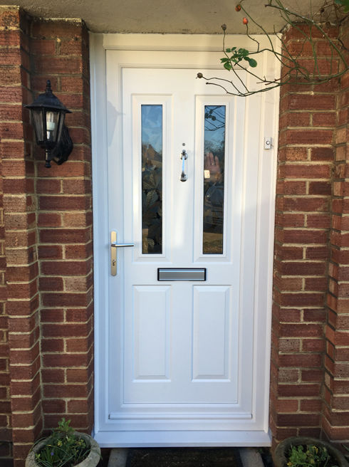 Leeds Sella white upvc front door