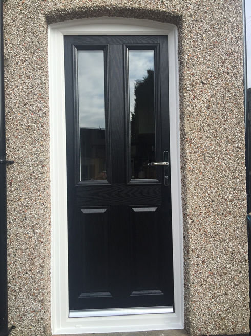 Dorset Anice black composite back door