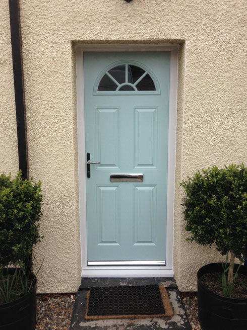 Essex duck egg blue composite front door