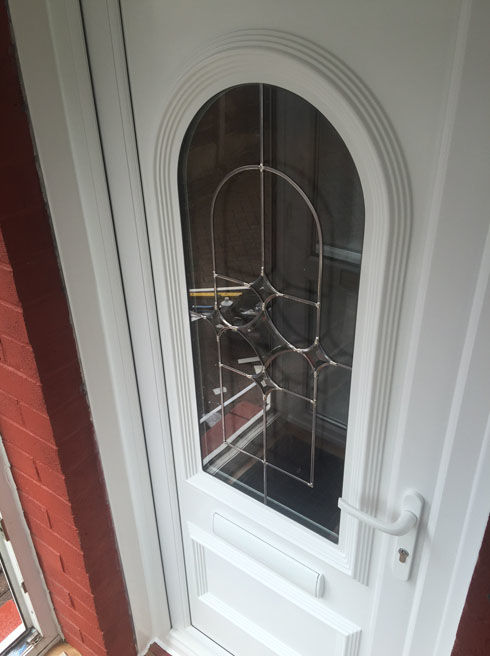 Lewisham World white upvc front door
