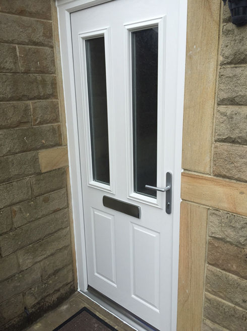 Dorset Anice white composite front door