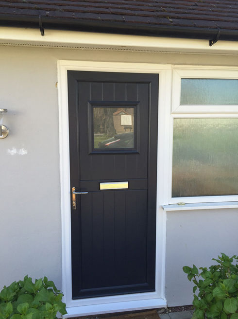 Wandsworth Esmie anthracite grey upvc front door