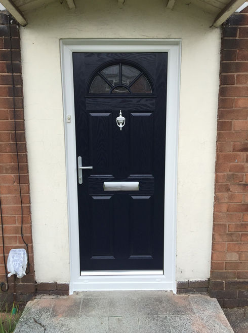 Essex blue composite front door