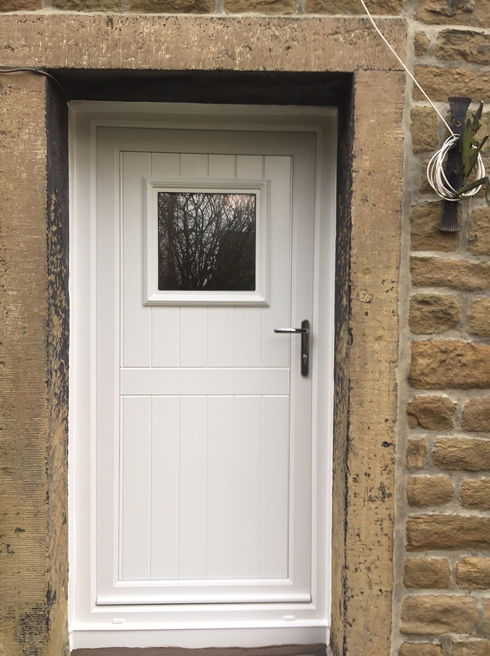 Wandsworth Esmie white upvc back door