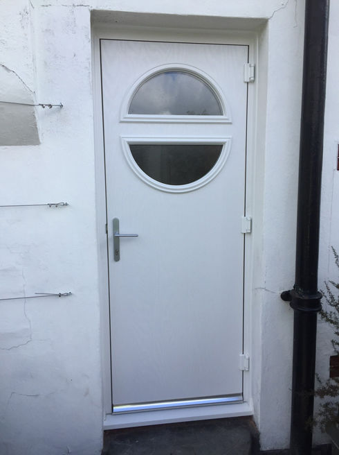 Halifax Anice white composite back door