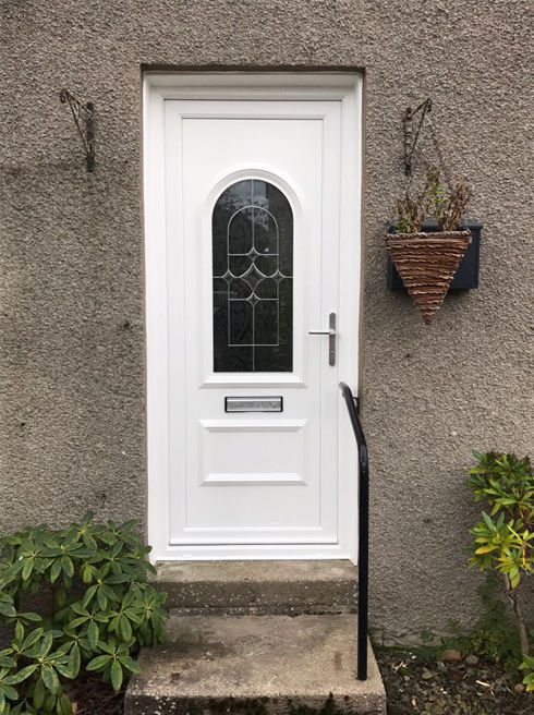 Lewisham World white upvc front door