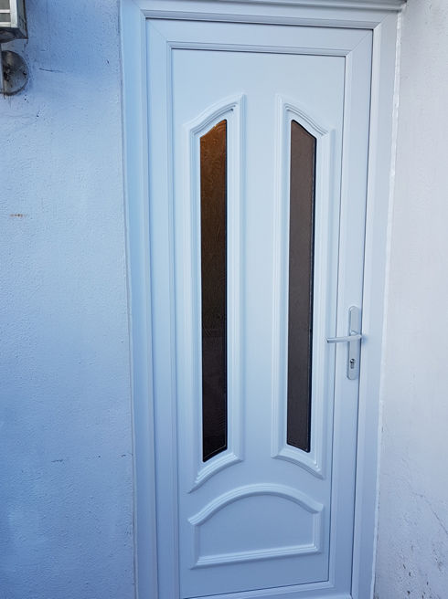 Stafford Dakota white upvc back door