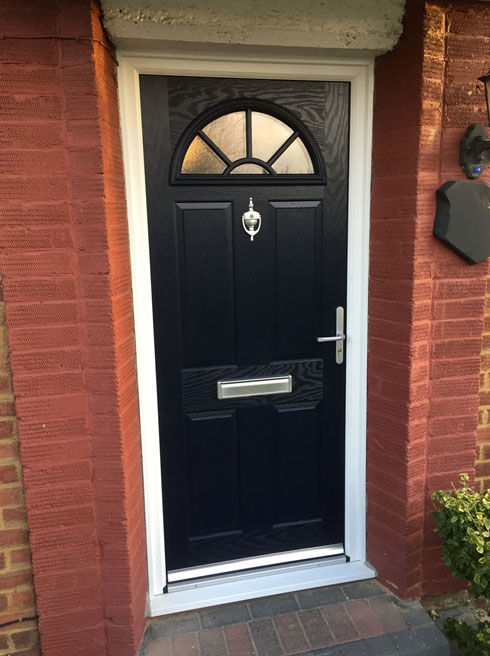 Essex blue composite front door