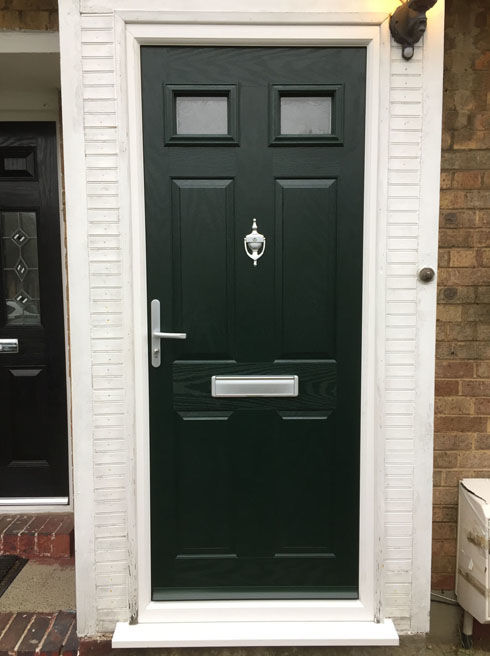 Sussex Anice green composite front door