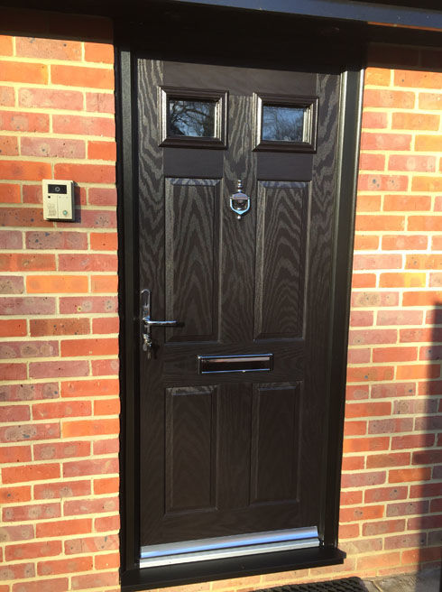 Sussex Anice black composite front door