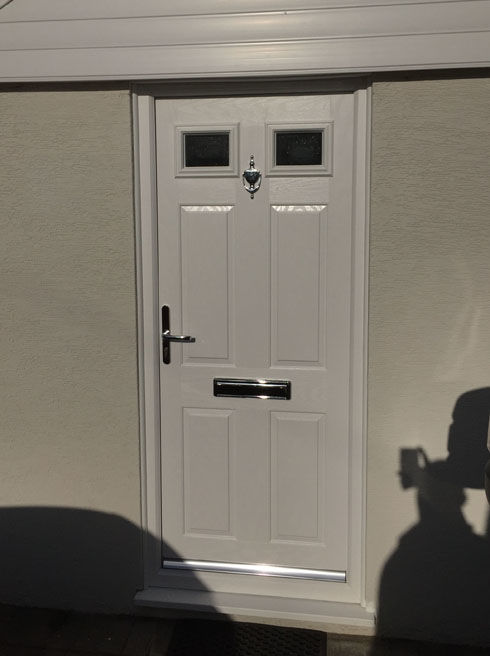 Sussex Anice white composite front door