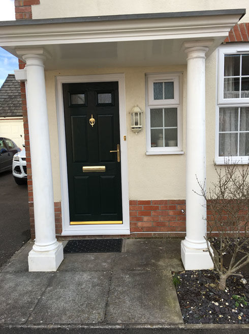 Sussex Anice green composite front door