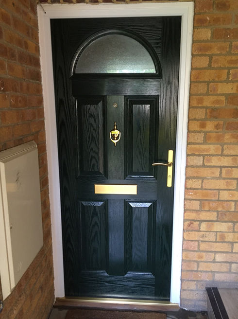 Surrey Anice green composite front door