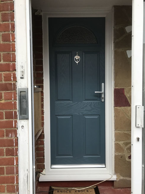 Surrey Anice midnight composite front door