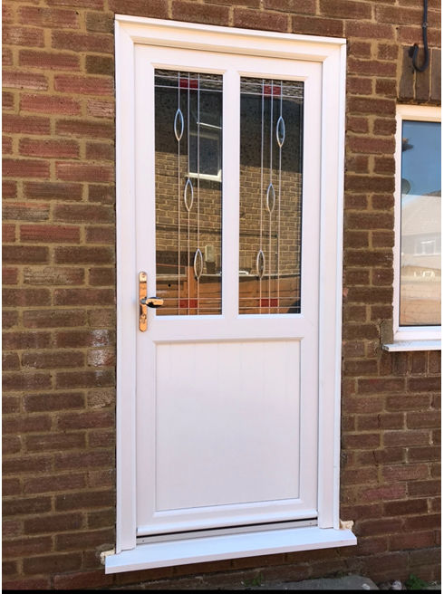 Cardiff Tiana 2 white upvc back door