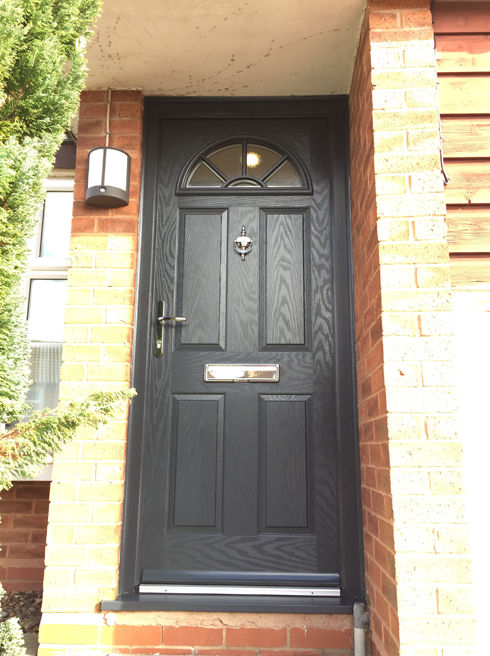 Essex anthracite grey composite front door