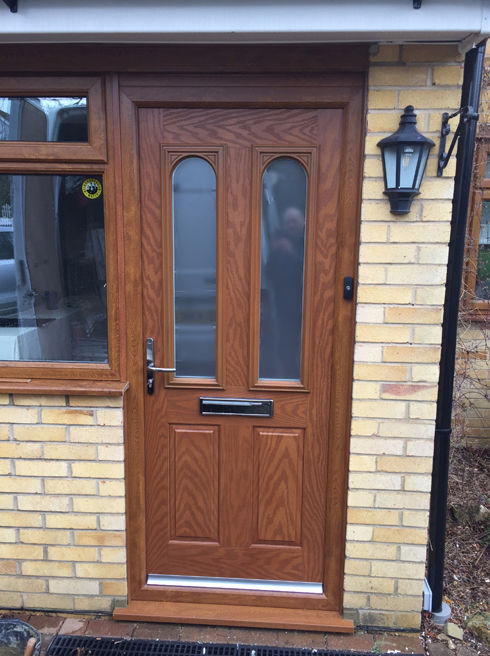 Somerset Anice oak composite front door