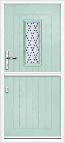 Cumbria diamond lead composite stable door 