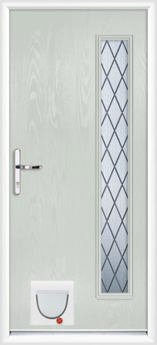 Gwynedd diamond lead with catflap