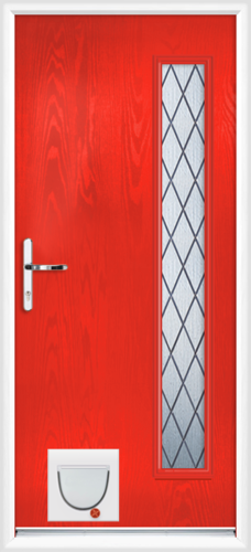 Gwynedd diamond lead with catflap