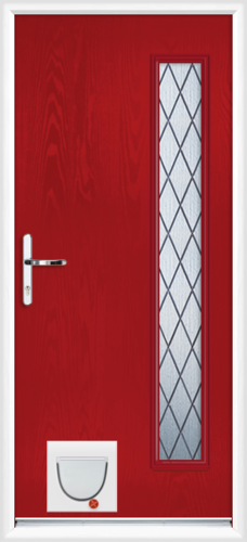 Gwynedd diamond lead with catflap