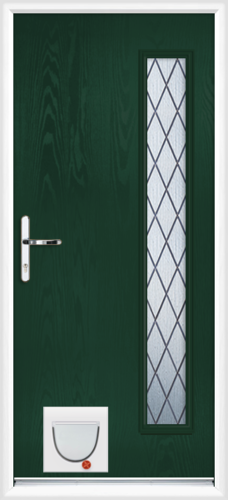 Gwynedd diamond lead with catflap