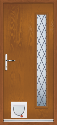 Gwynedd diamond lead with catflap