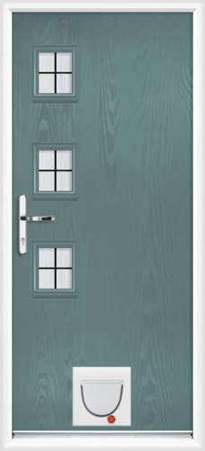 Hampshire box lead with catflap