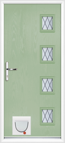 Hertford diamond lead with catflap