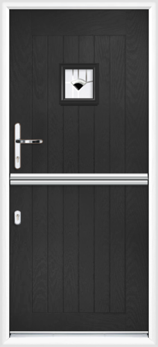 Cheshire black cavana composite stable door