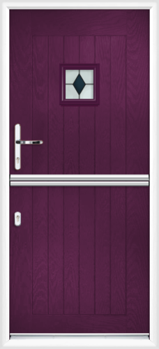 Cheshire black sextet composite stable door