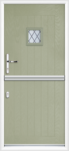 Cheshire diamond lead composite stable door